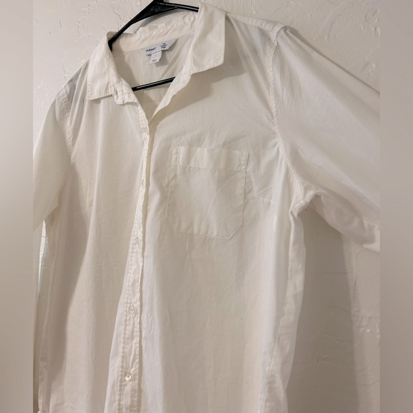 SOLD. SEMI-NEW white collar, button, long sleeve. Classic fit. - Picture 3 of 4